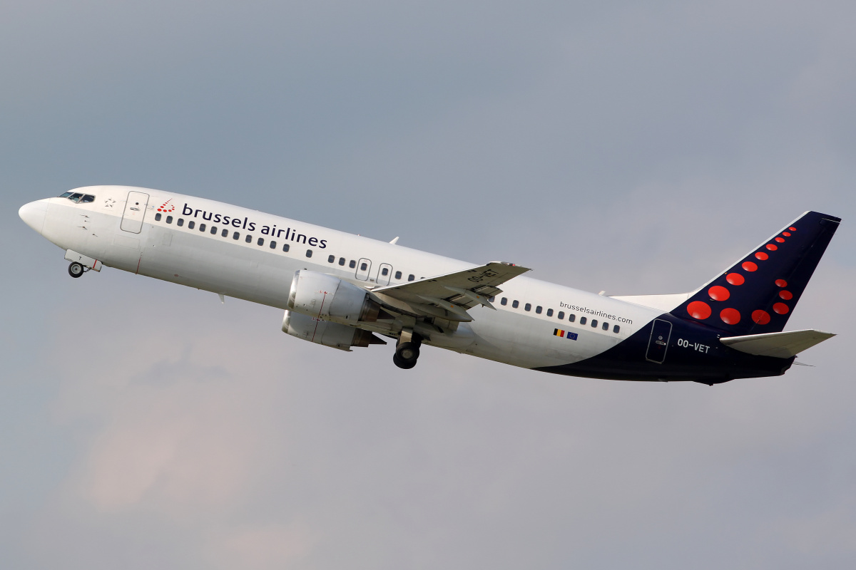 OO-VET, Brussels Airlines (Samoloty » Spotting na EPWA » Boeing 737-400)