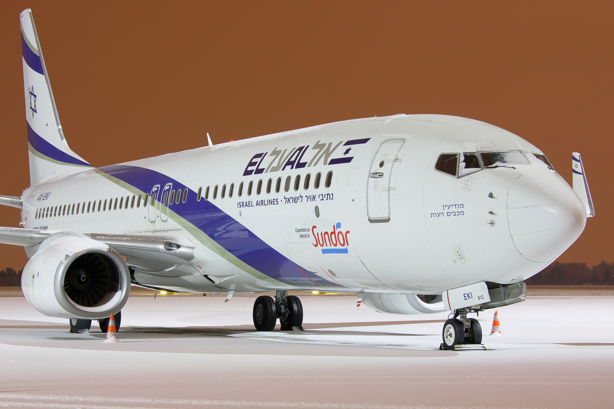 4X-EKI (Sund'or) (Aircraft » EPWA Spotting » Boeing 737-800 » El Al Israel Airlines)