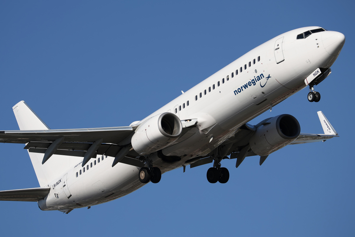 LN-NGK, Norwegian Air Shuttle (no livery) (Aircraft » EPWA Spotting » Boeing 737-800 » Norwegian Air)