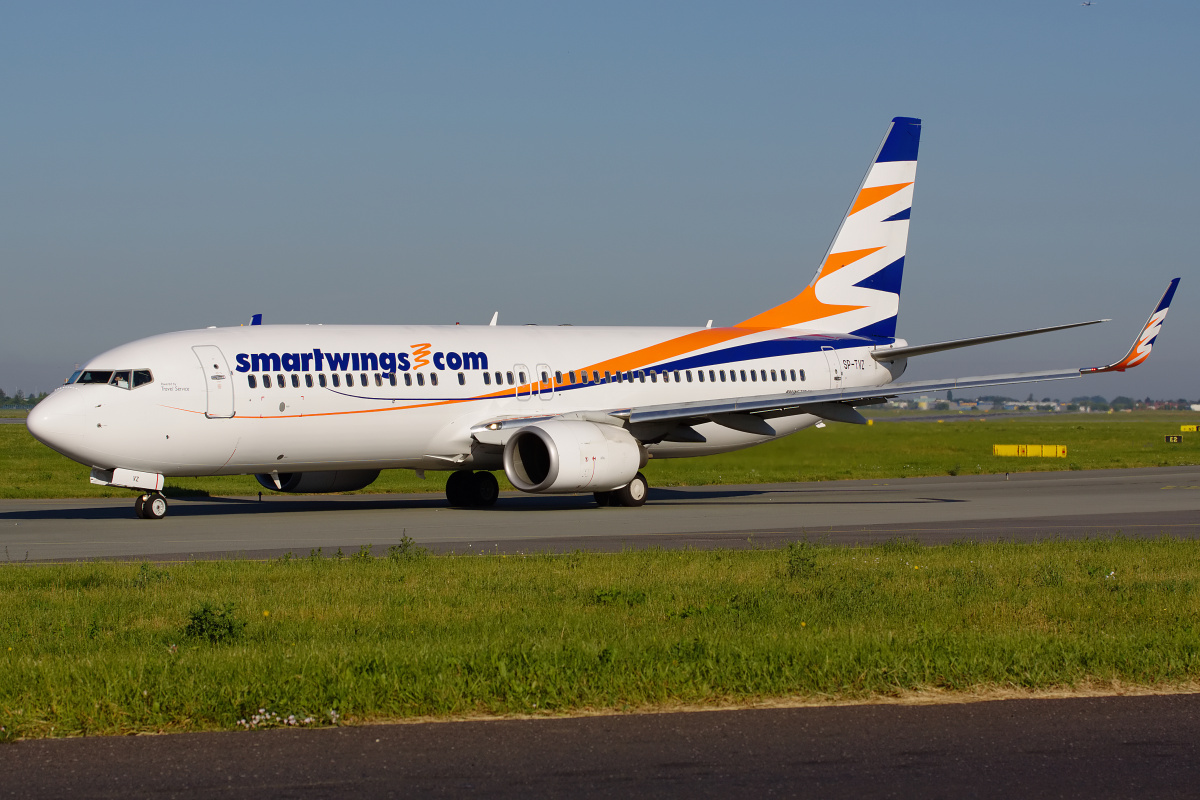 SP-TVZ (Samoloty » Spotting na EPWA » Boeing 737-800 » SmartWings)