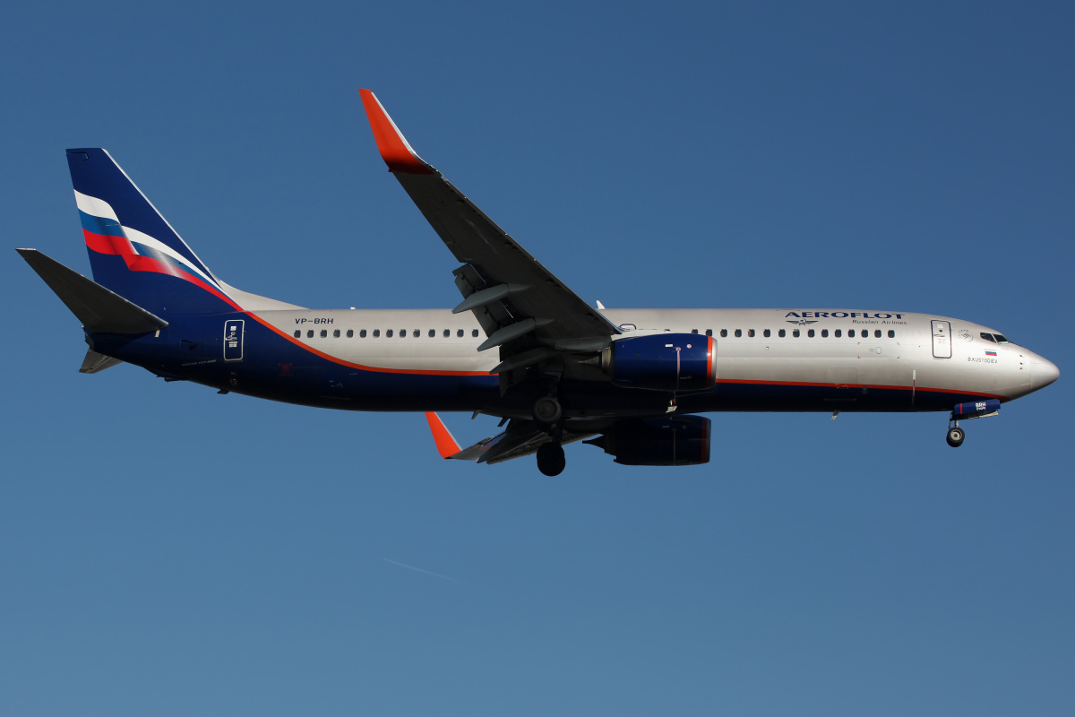 VP-BRH, Aeroflot Russian Airlines (Samoloty » Spotting na EPWA » Boeing 737-800)
