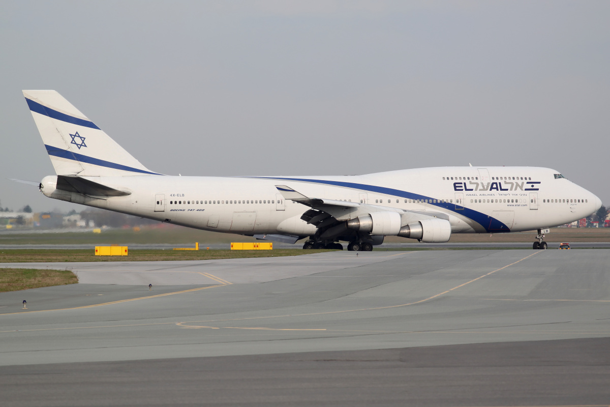 4X-ELB (Samoloty » Spotting na EPWA » Boeing 747-400 » El Al Israel Airlines)