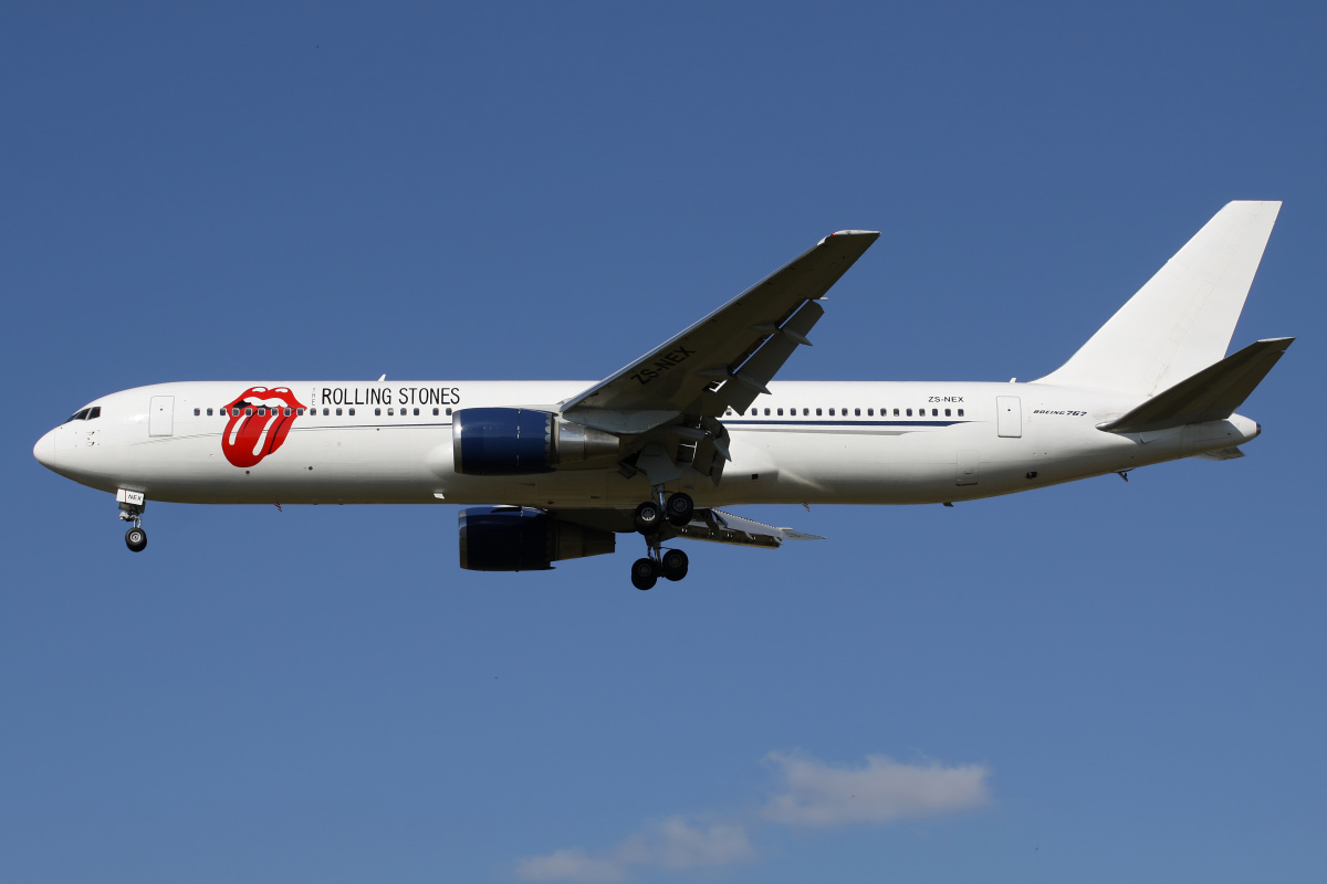 ZS-NEX, Aeronexus (The Rolling Stones livery) (Aircraft » EPWA Spotting » Boeing 767-300)