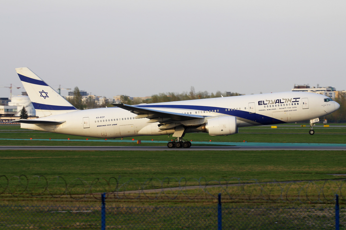 4X-ECF, El Al Israel Airlines (Aircraft » EPWA Spotting » Boeing 777-200 and 200ER)