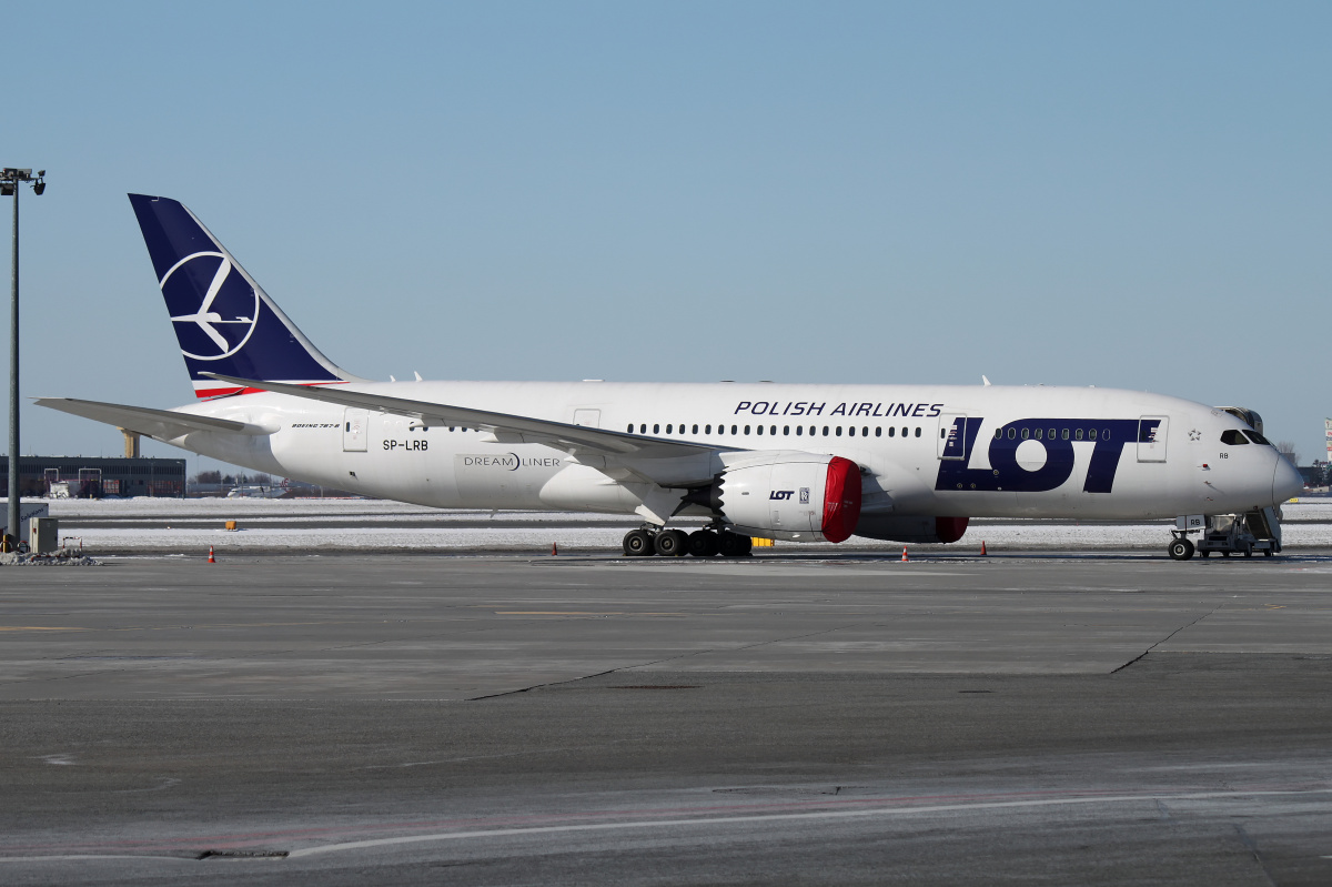 SP-LRB (Aircraft » EPWA Spotting » Boeing 787-8 Dreamliner » LOT Polish Airlines)