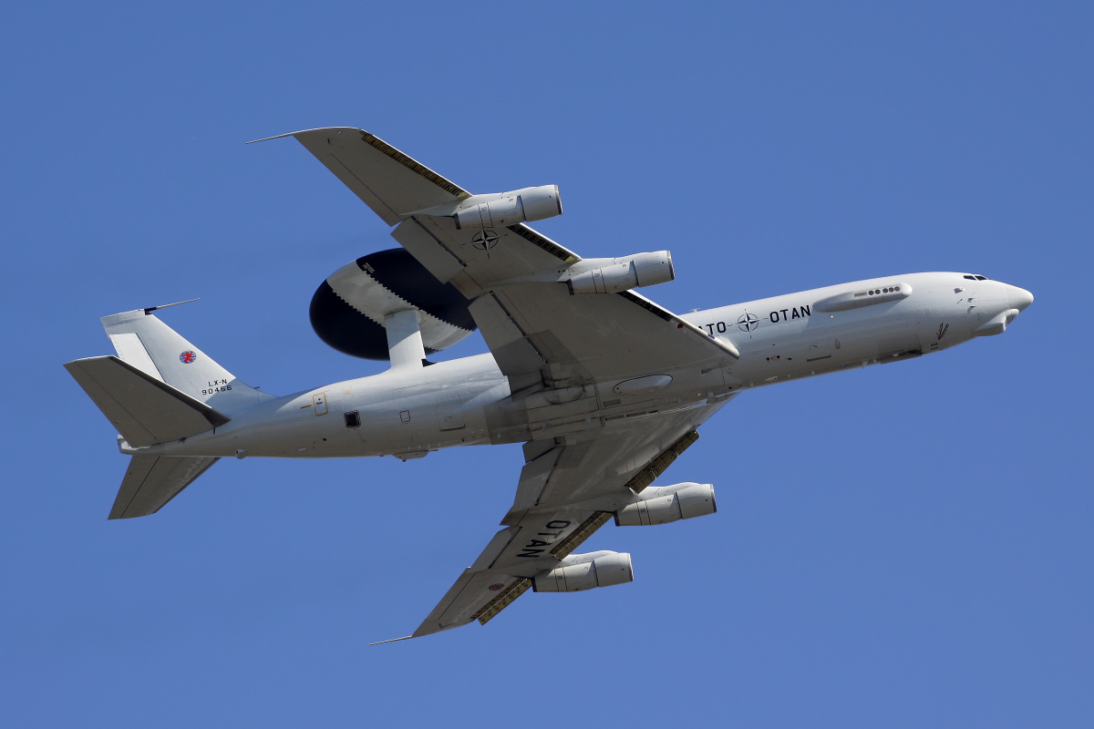 LX-N 90456, NATO Airborne Early Warning Force (Aircraft » EPWA Spotting » Boeing E-3A Sentry)