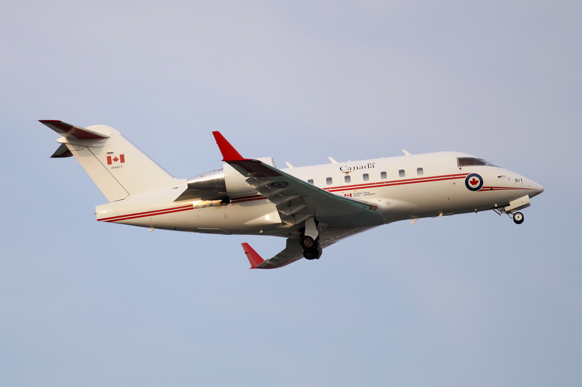 CC 144C, 144,617, Royal Canadian Air Force (Aircraft » EPWA Spotting » Bombardier CL-600 Challenger 60x » Challenger 601)