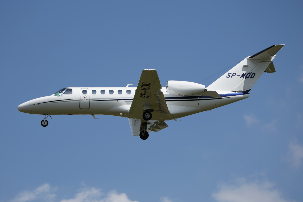 SP-MDD, ZondaJet (Samoloty » Spotting na EPWA » Cessna 525 (CitationJet) i pochodne wersje » 525B Citation CJ3 (CitationJet 3))