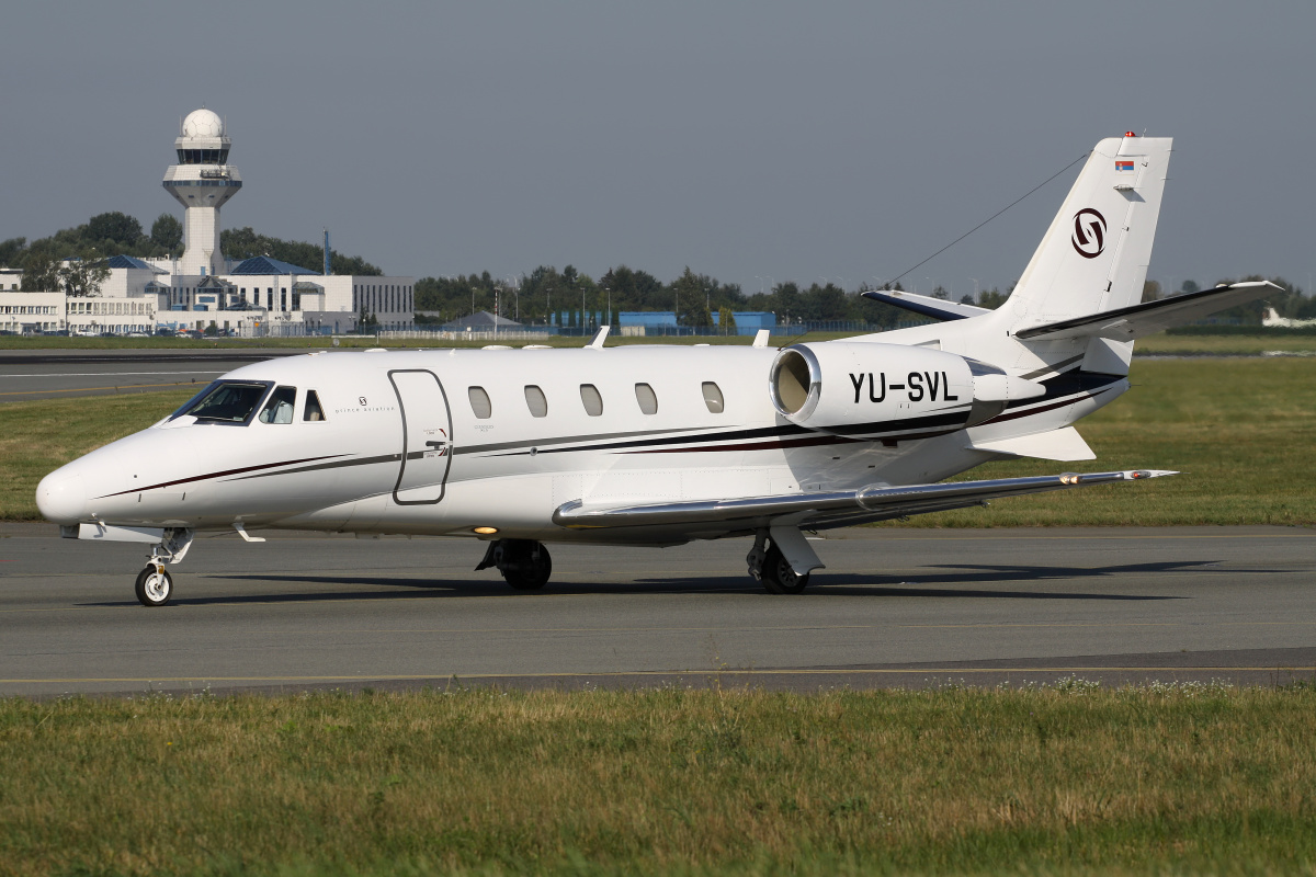 Citation XLS, YU-SVL, Prince Aviation (Samoloty » Spotting na EPWA » Cessna 560XL)