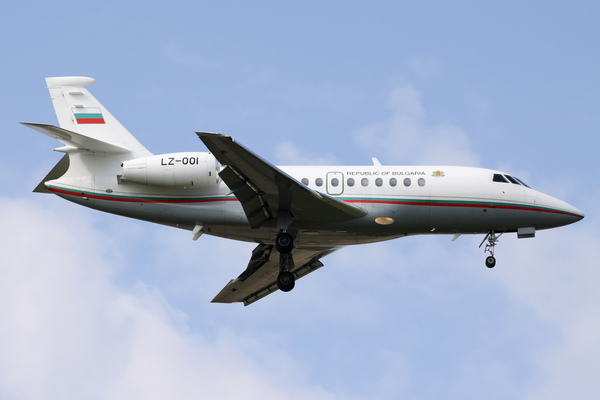 2000EX, LZ-001, Bulgarian Air Force (Aircraft » EPWA Spotting » Dassault Falcon 2000)