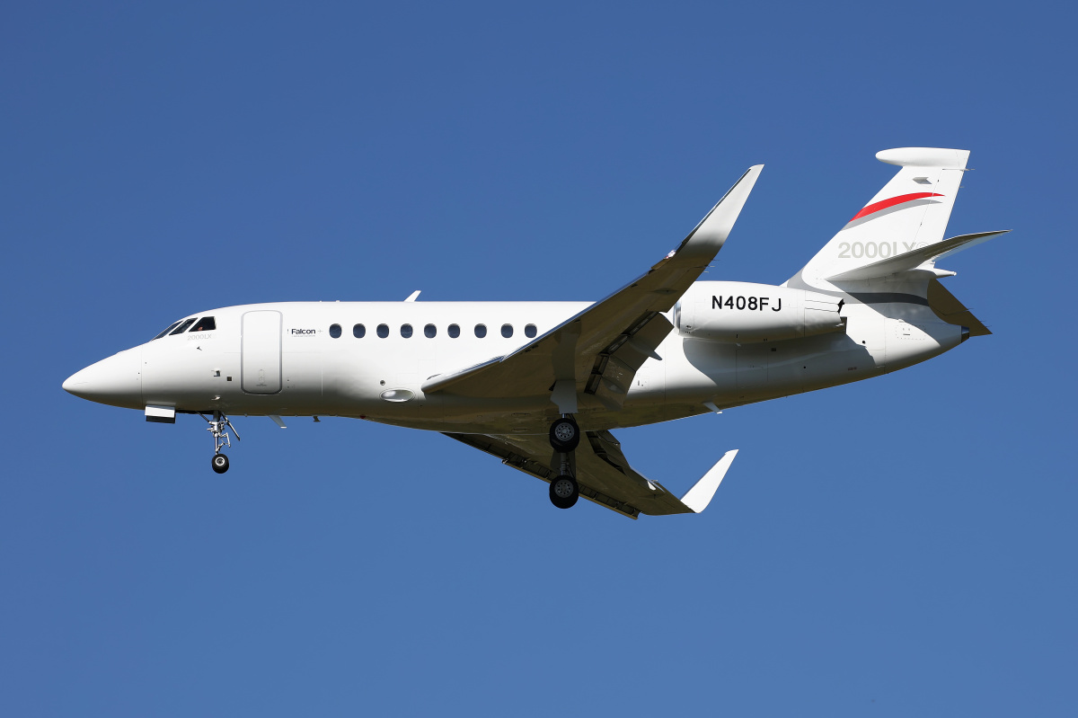 2000LXS, N408FJ, Dassault Falcon Jet