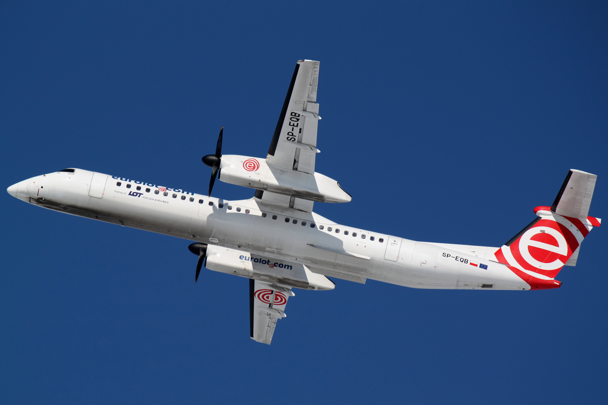 SP-EQB (Aircraft » EPWA Spotting » De Havilland Canada DHC-8 Dash 8 » EuroLOT)