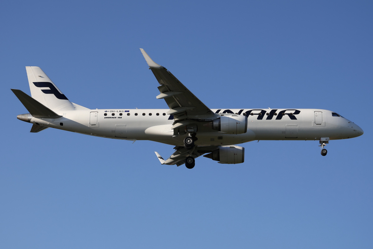 OH-LKG (nowe malowanie) (Samoloty » Spotting na EPWA » Embraer E190 » Finnair)