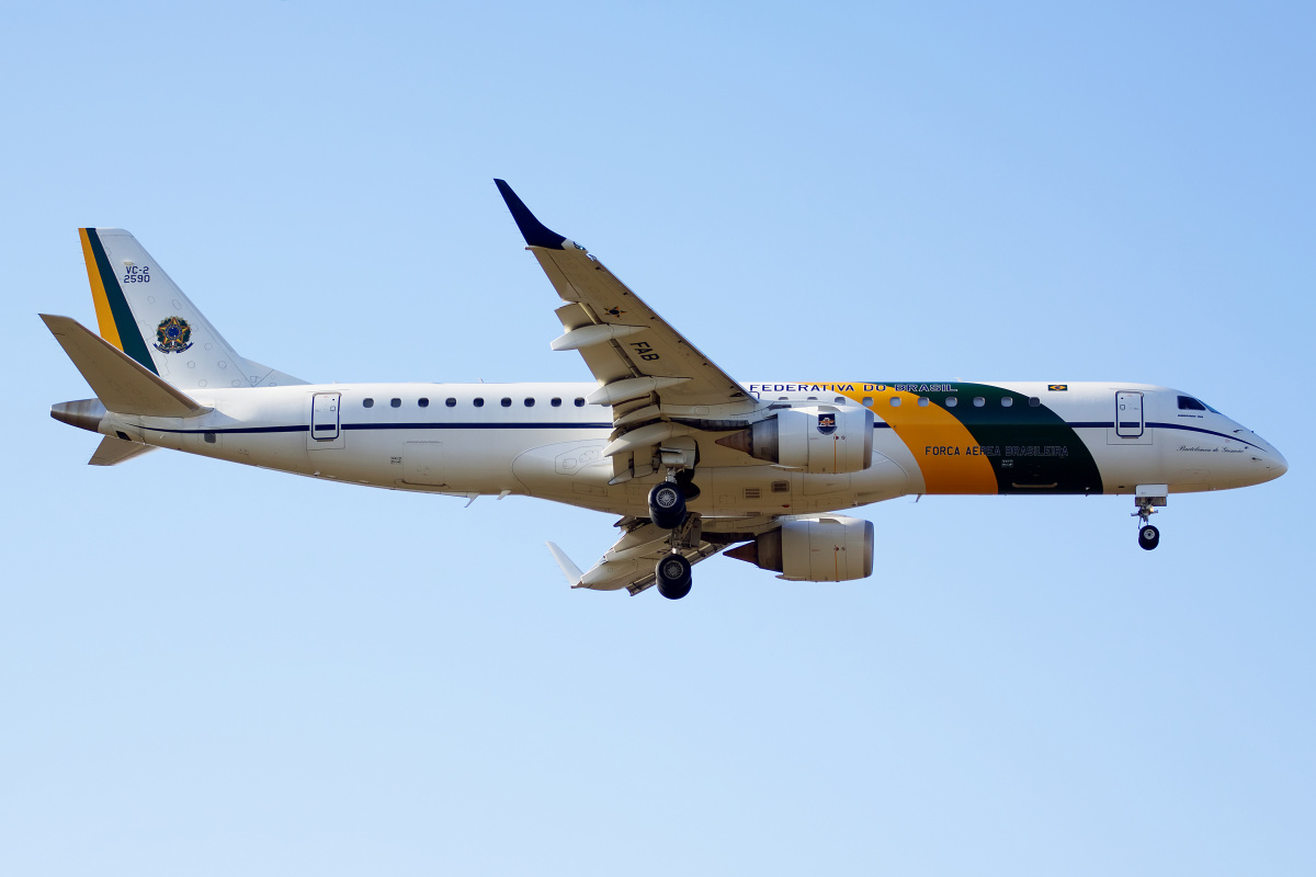 VC-2, FAB2590, Brazilian Air Force (Aircraft » EPWA Spotting » Embraer E190 (ERJ-190-100))