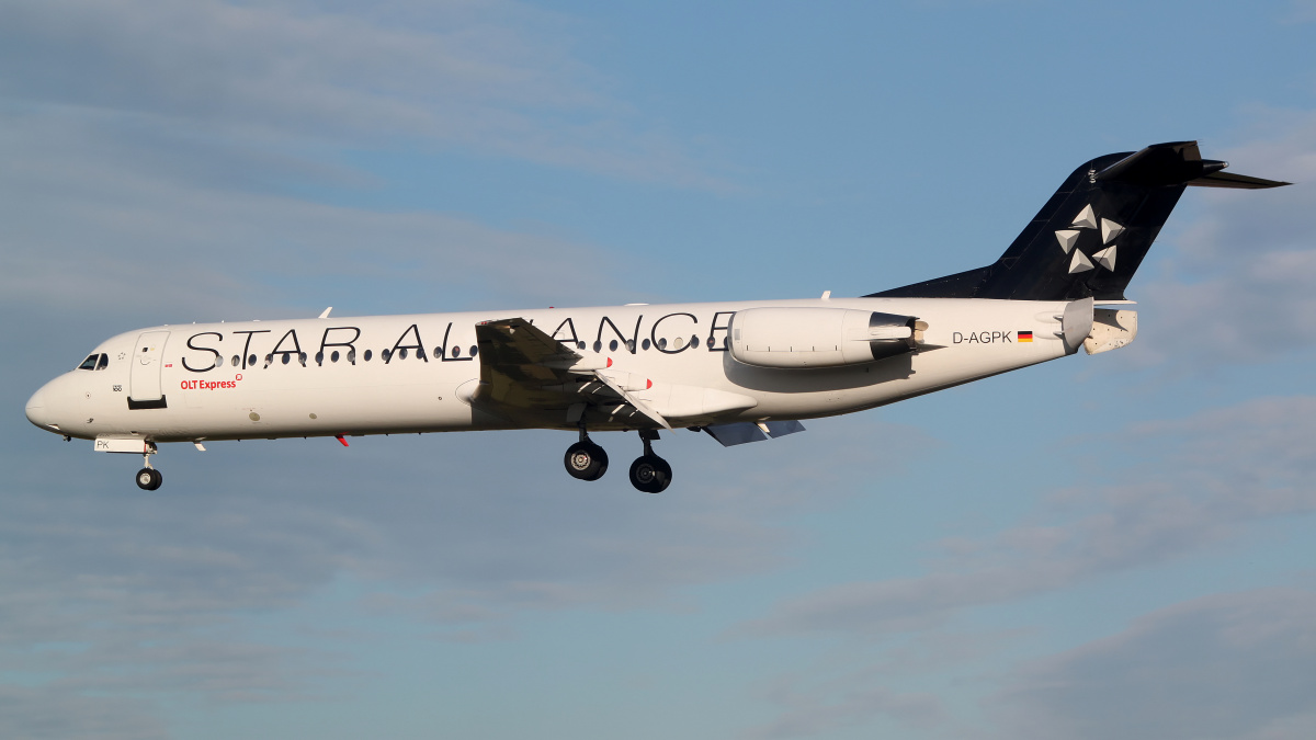 D-AGPK, OLT Express (Star Alliance livery)