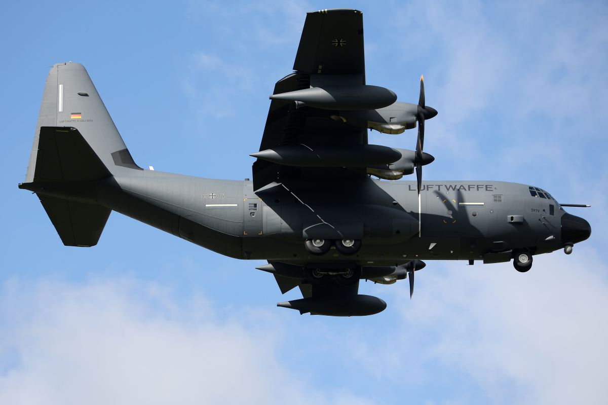 (K)C-130J, 55+06, Niemieckie Siły Powietrzne (Luftwaffe) (Samoloty » Spotting na EPWA » Lockheed C-130 Hercules)