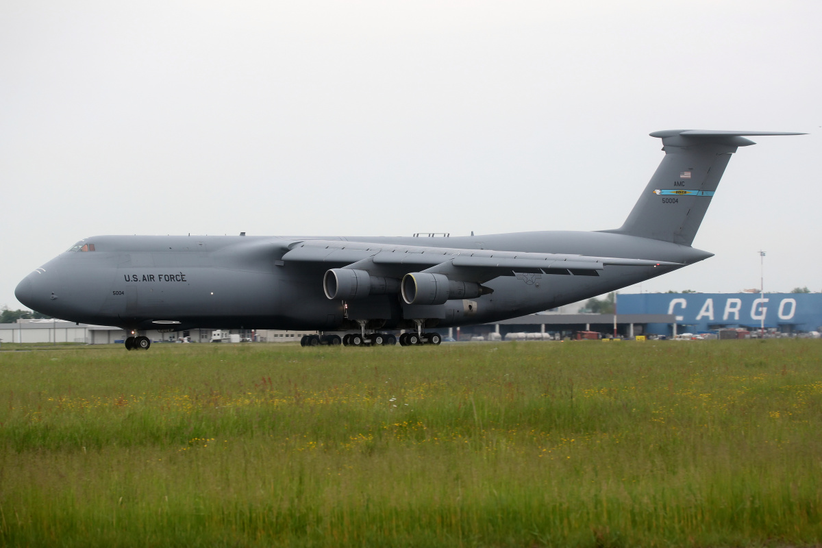 85-0004, Siły Powietrzne Stanów Zjednoczonych (Samoloty » Spotting na EPWA » Lockheed C-5B Galaxy)