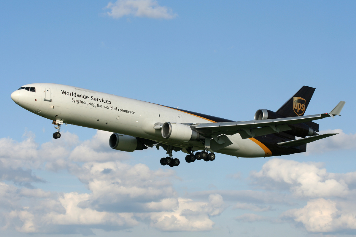 N250UP, United Parcel Service (UPS) Airlines (Samoloty » Spotting na EPWA » McDonnell Douglas MD-11F)