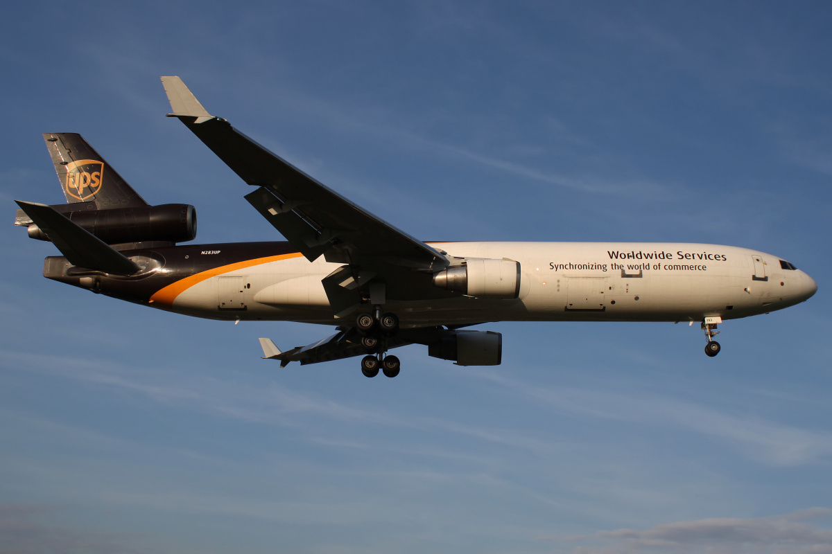 N283UP, United Parcel Service (UPS) Airlines (Samoloty » Spotting na EPWA » McDonnell Douglas MD-11F)