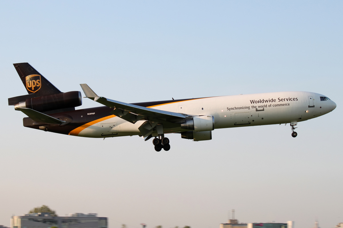 N289UP, United Parcel Service (UPS) Airlines (Samoloty » Spotting na EPWA » McDonnell Douglas MD-11F)