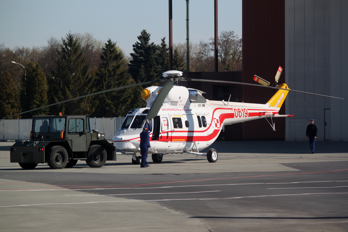 W-3W, 0619, Polskie Siły Powietrzne (Samoloty » Spotting na EPWA » PZL Świdnik W-3 Sokół)