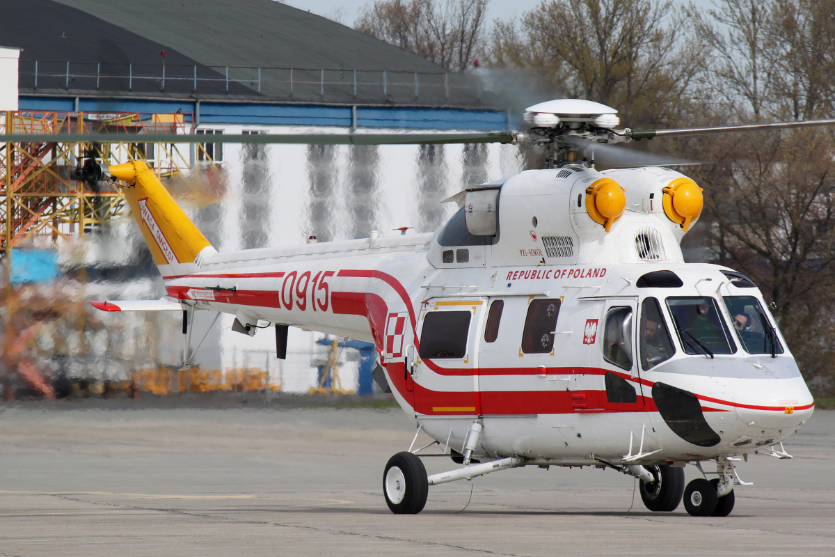 W-3A, 0915, Polskie Siły Powietrzne (Samoloty » Spotting na EPWA » PZL Świdnik W-3 Sokół)