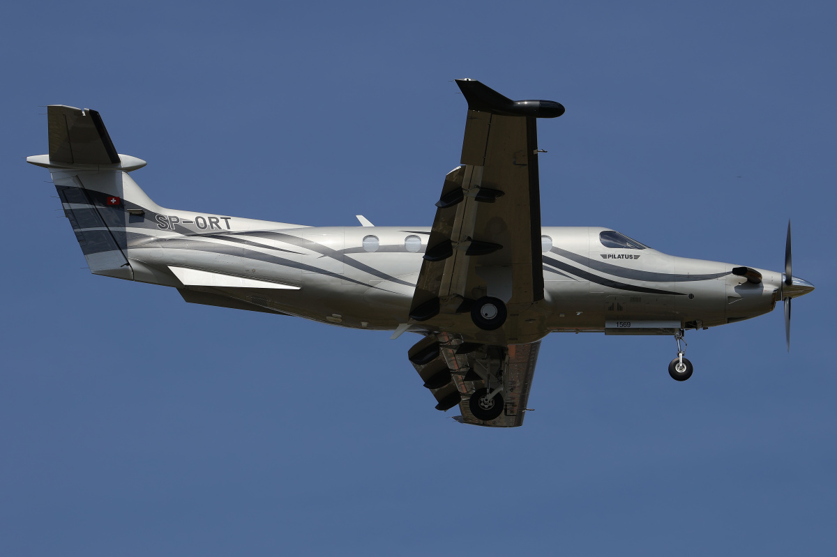 PC-12/47E (NG), SP-ORT, private (Aircraft » EPWA Spotting » Pilatus PC-12 and revisions)