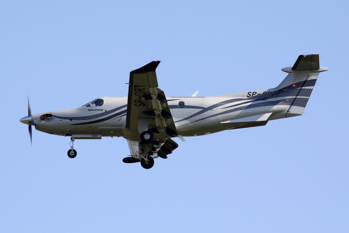 PC-12/47E, SP-ORT, prywatny (Samoloty » Spotting na EPWA » Pilatus PC-12 i wersje pochodne)