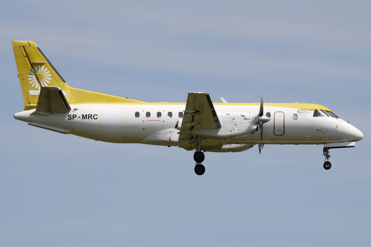 SP-MRC, SkyTaxi (Samoloty » Spotting na EPWA » Saab 340 » 340A)