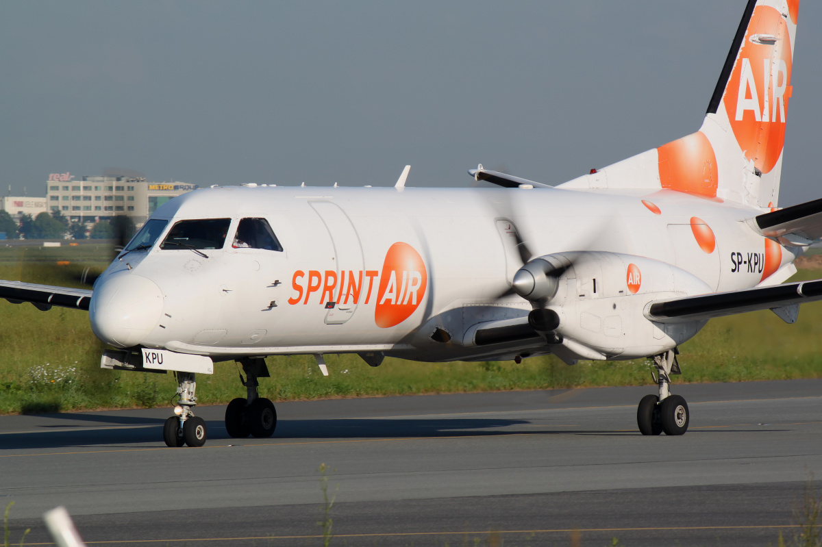 340AF, SP-KPU (Samoloty » Spotting na EPWA » Saab 340 » 340A » SprintAir)