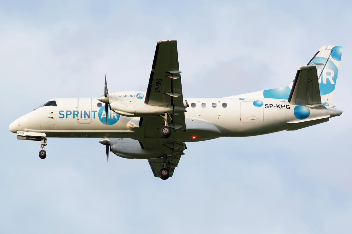 QC, SP-KPG (Aircraft » EPWA Spotting » Saab 340 » 340A » SprintAir)