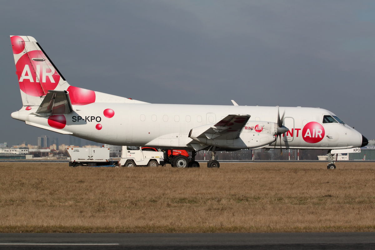 QC, SP-KPO (Samoloty » Spotting na EPWA » Saab 340 » 340A » SprintAir)