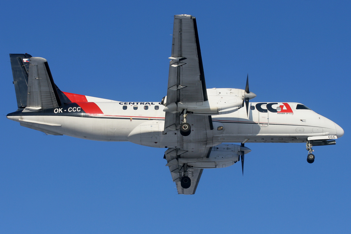 OK-CCC, Central Connect Airlines (Aircraft » EPWA Spotting » Saab 340 » 340B)