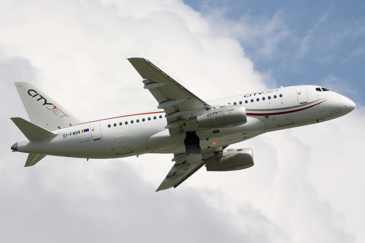 EI-FWB, CityJet (Aircraft » EPWA Spotting » Sukhoi Superjet 100-95B)