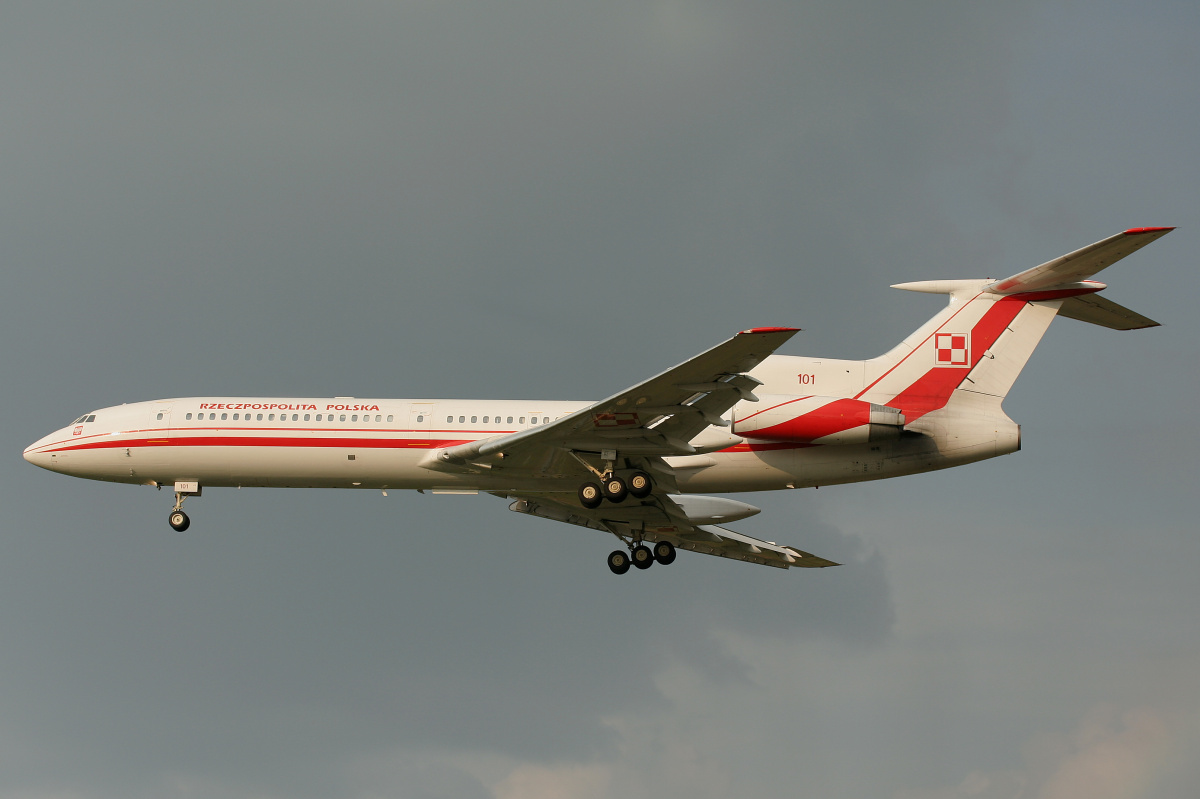 101 (Aircraft » EPWA Spotting » Tupolev Tu-154M » Polish Air Force)