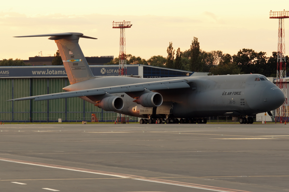 Lockheed C-5M Super Galaxy, 85-0002, Siły Powietrzne Stanów Zjednoczonych (Samoloty » Spotting na EPWA » pozostałe)