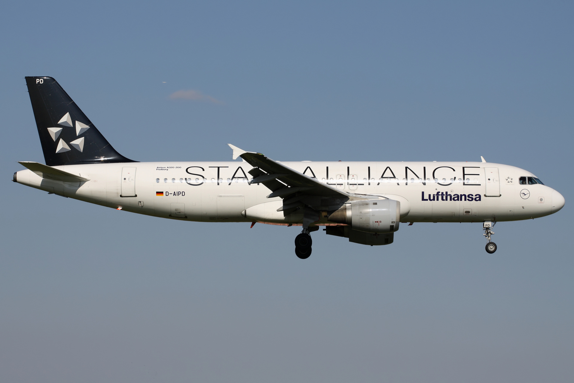 D-AIPD (malowanie Star Alliance) (Samoloty » Spotting na EPWA » Airbus A320-200 » Lufthansa)