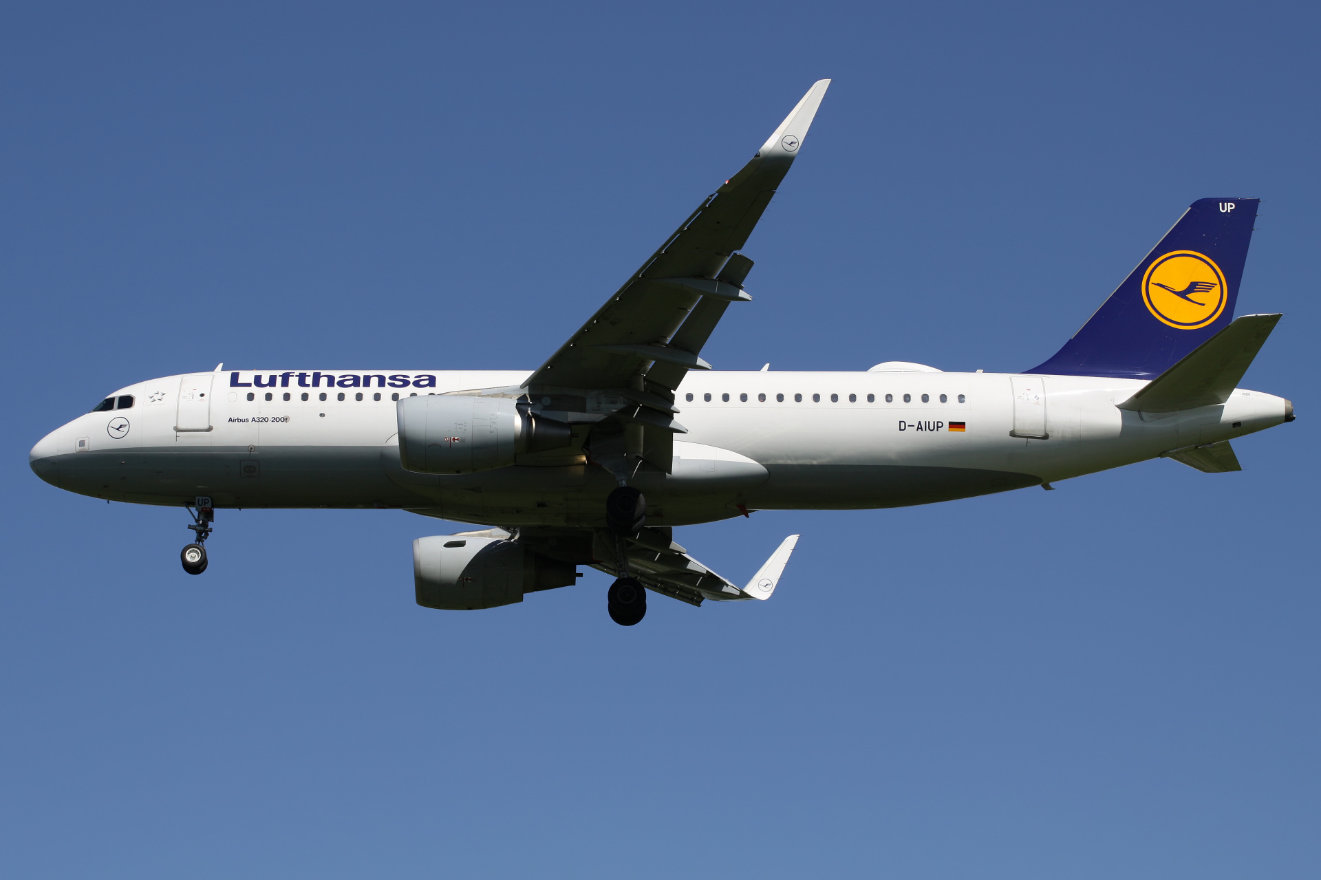 D-AIUP (Aircraft » EPWA Spotting » Airbus A320-200 » Lufthansa)