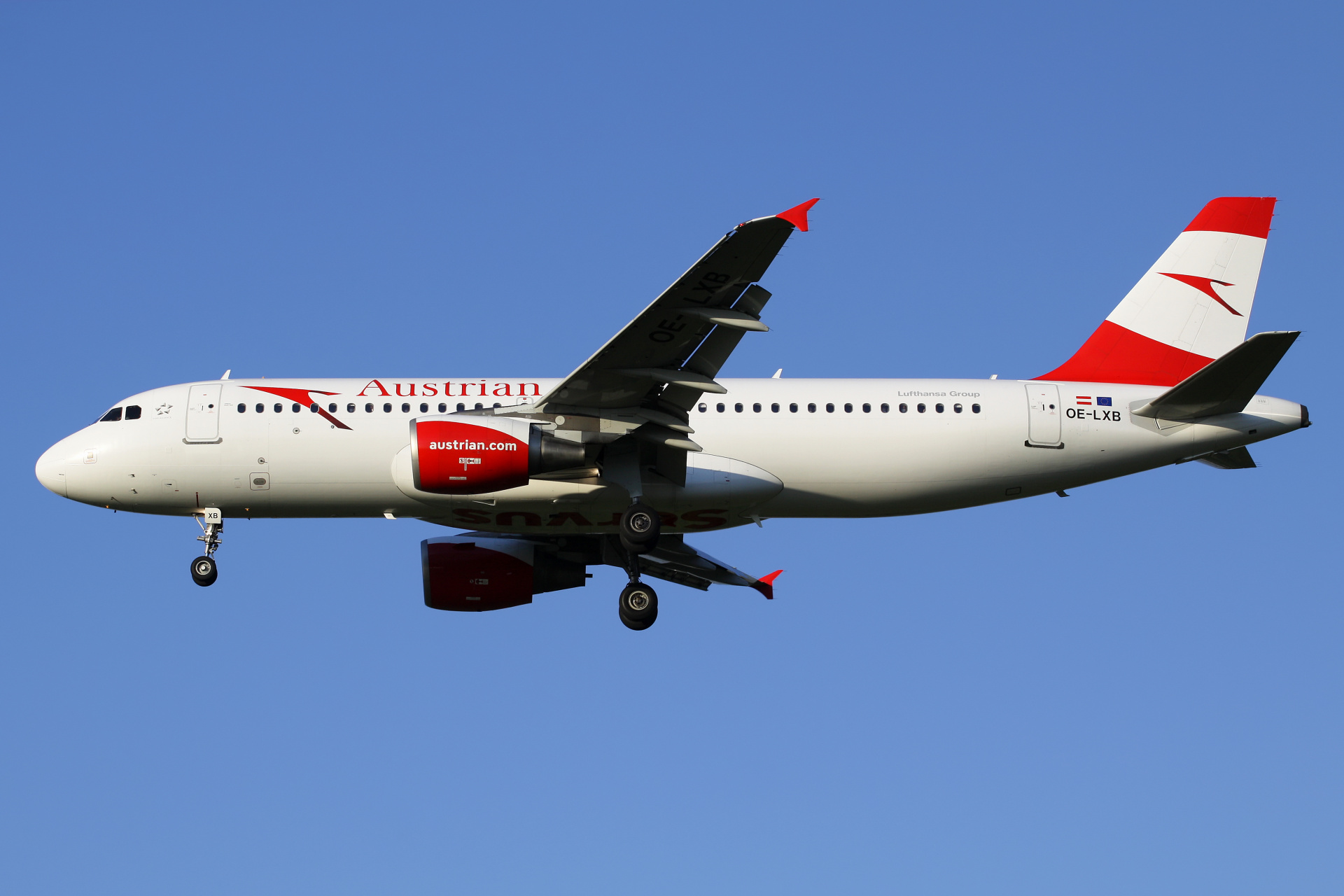 OE-LXB, Austrian Airlines (Samoloty » Spotting na EPWA » Airbus A320-200)