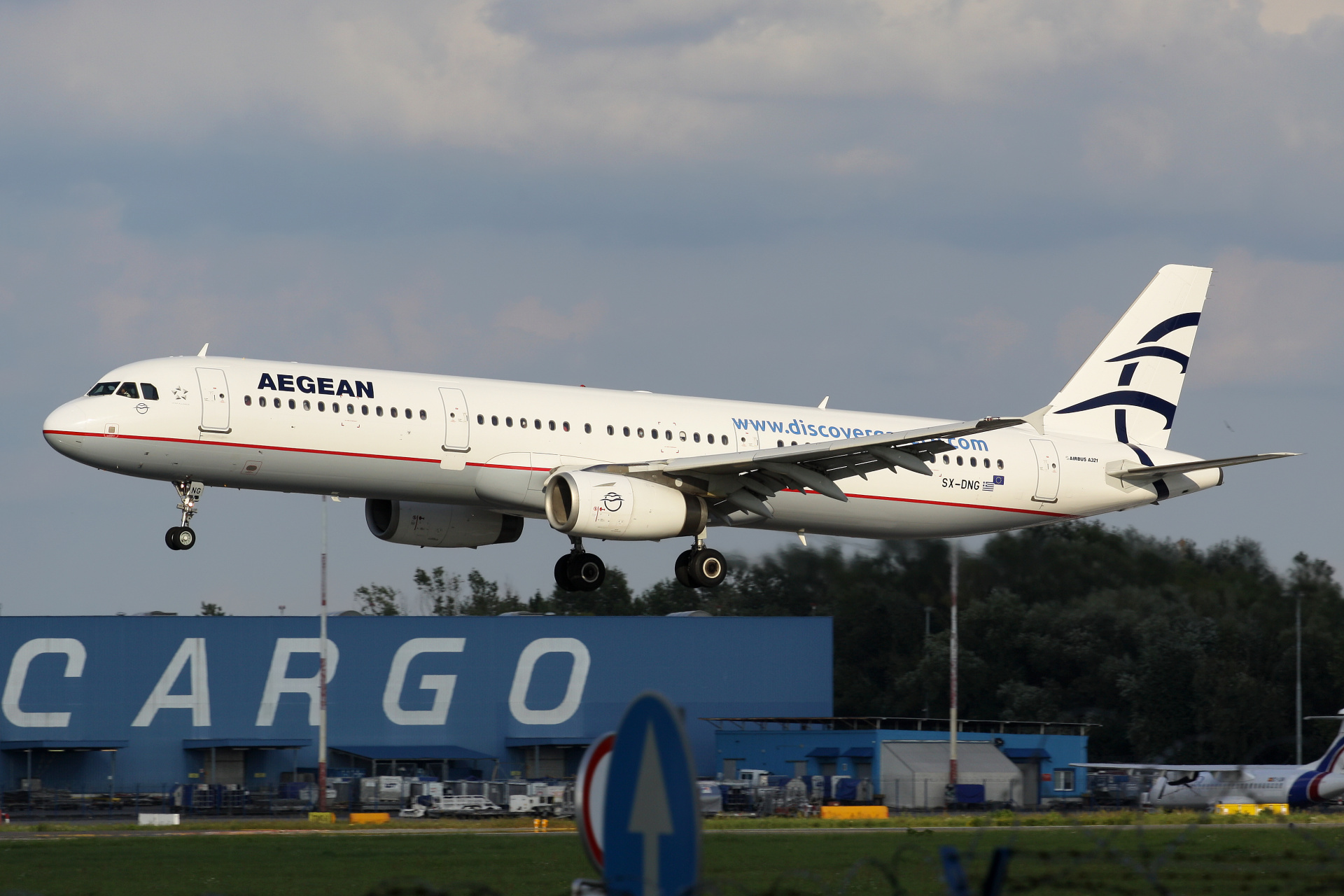 SX-DNG, Aegean Airlines (malowanie discovergreece.com) (Samoloty » Spotting na EPWA » Airbus A321-200)