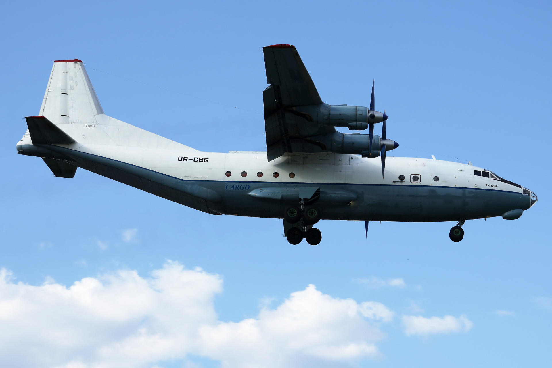 An-12BP, UR-CBG, Cavok Air (Aircraft » EPWA Spotting » Antonov An-12)