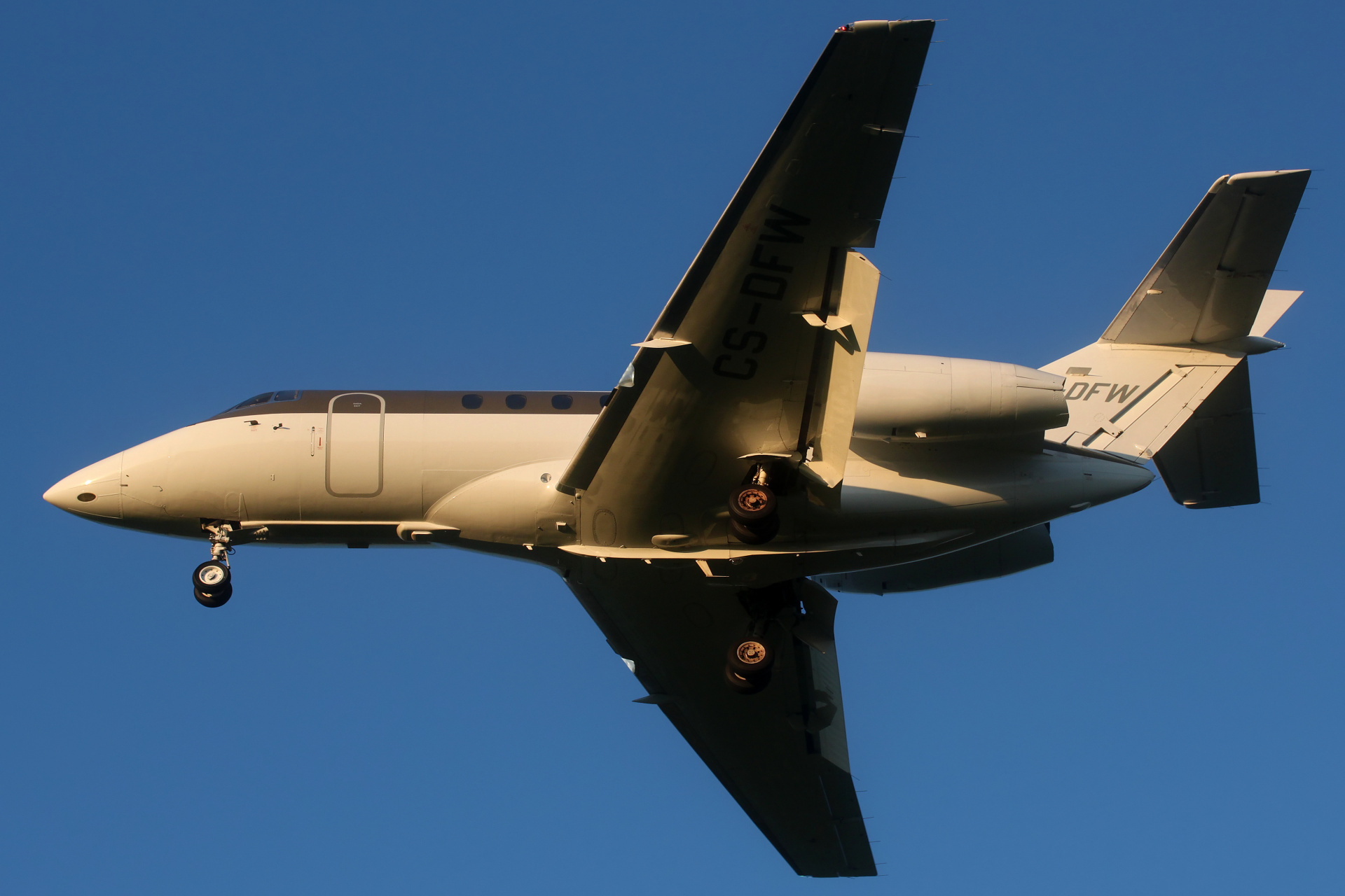 CS-DFW, NetJets Europe (Samoloty » Spotting na EPWA » BAe 125 i pochodne wersje » Raytheon Hawker 800XP)