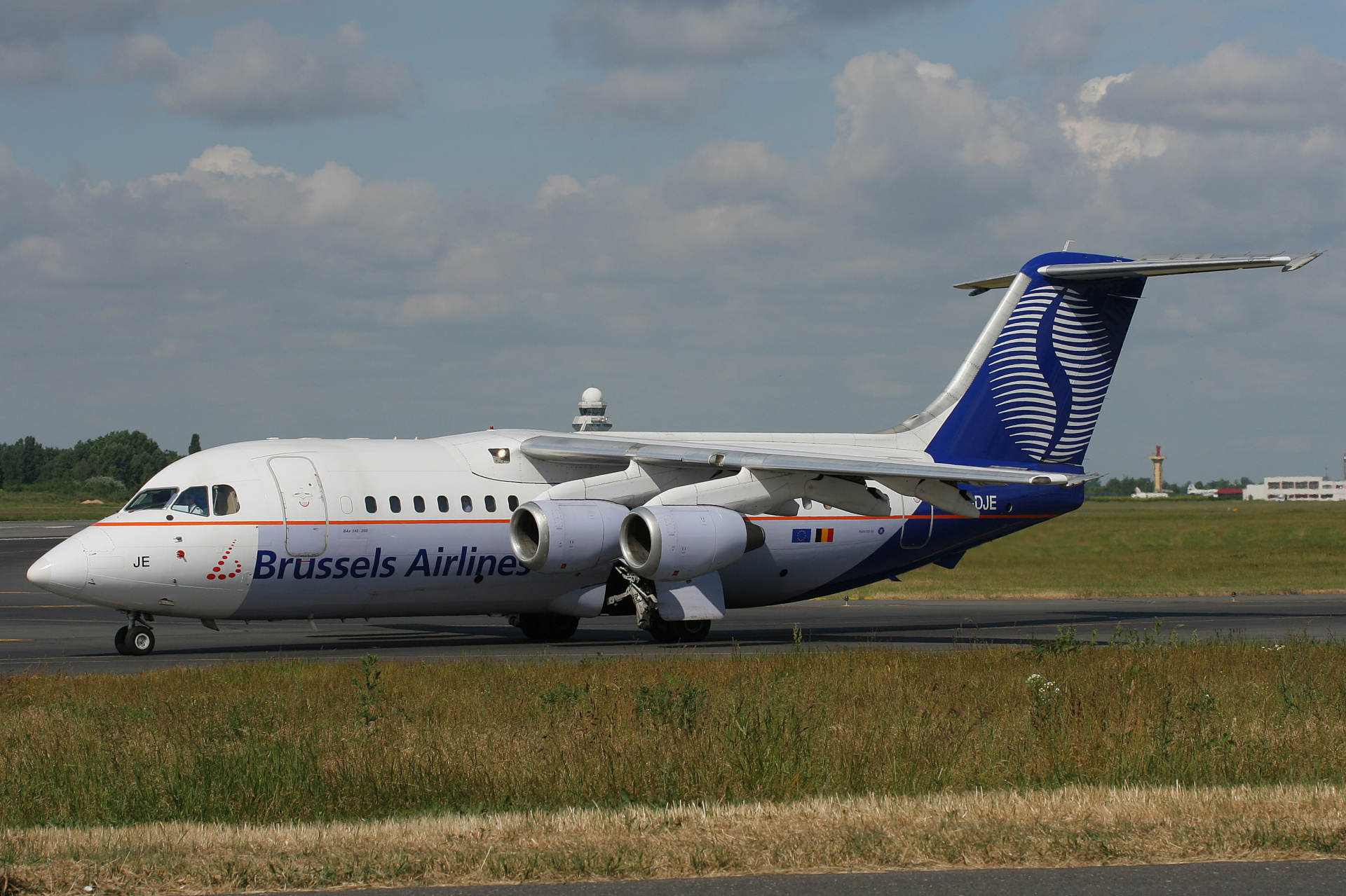 146-200, OO-DJE, Brussels Airlines (Sabena) (Aircraft » EPWA Spotting » BAe 146 and revisions)