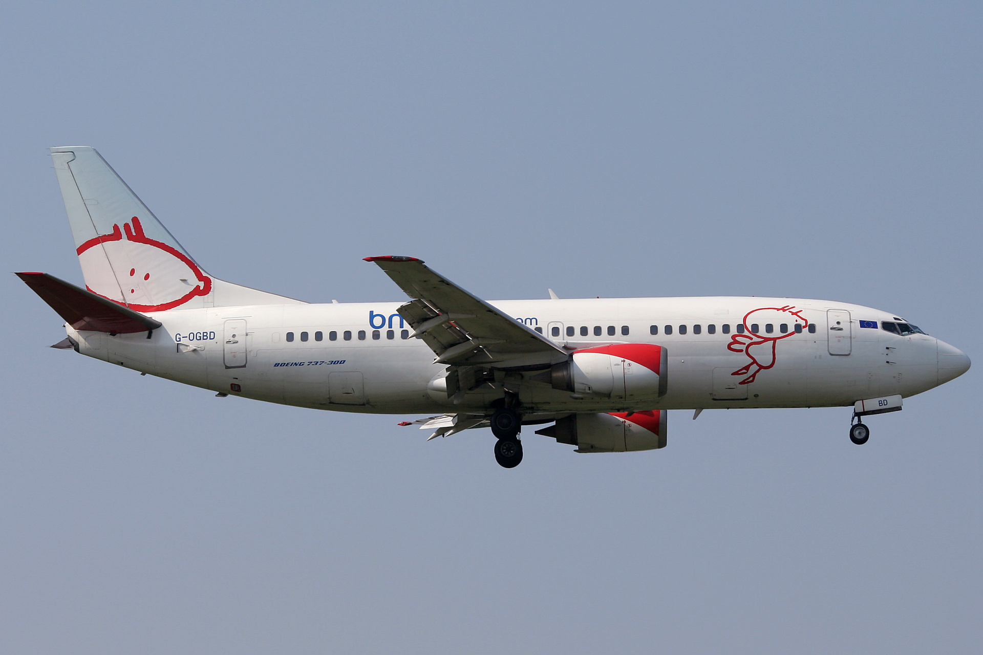 G-OGBD, bmiBaby (Aircraft » EPWA Spotting » Boeing 737-300)