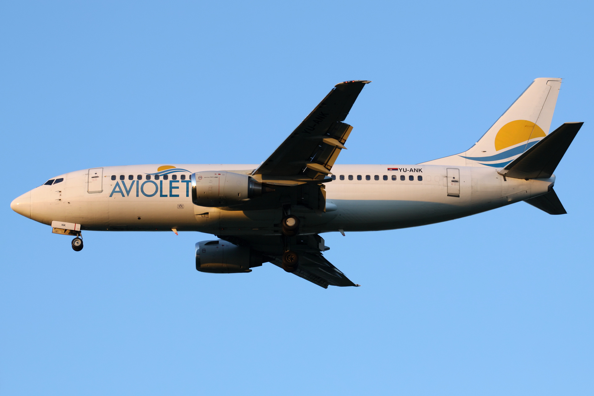 YU-ANK, Aviolet (Aircraft » EPWA Spotting » Boeing 737-300)