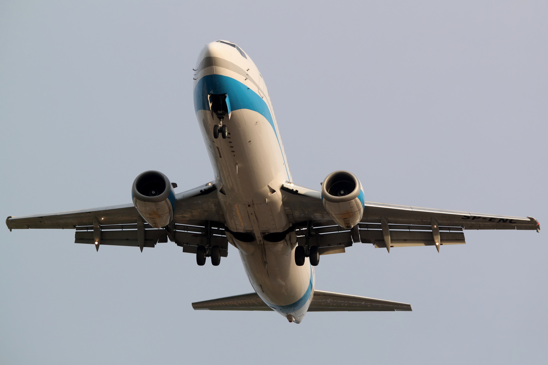 SP-ENC (Aircraft » EPWA Spotting » Boeing 737-400 » Enter Air)