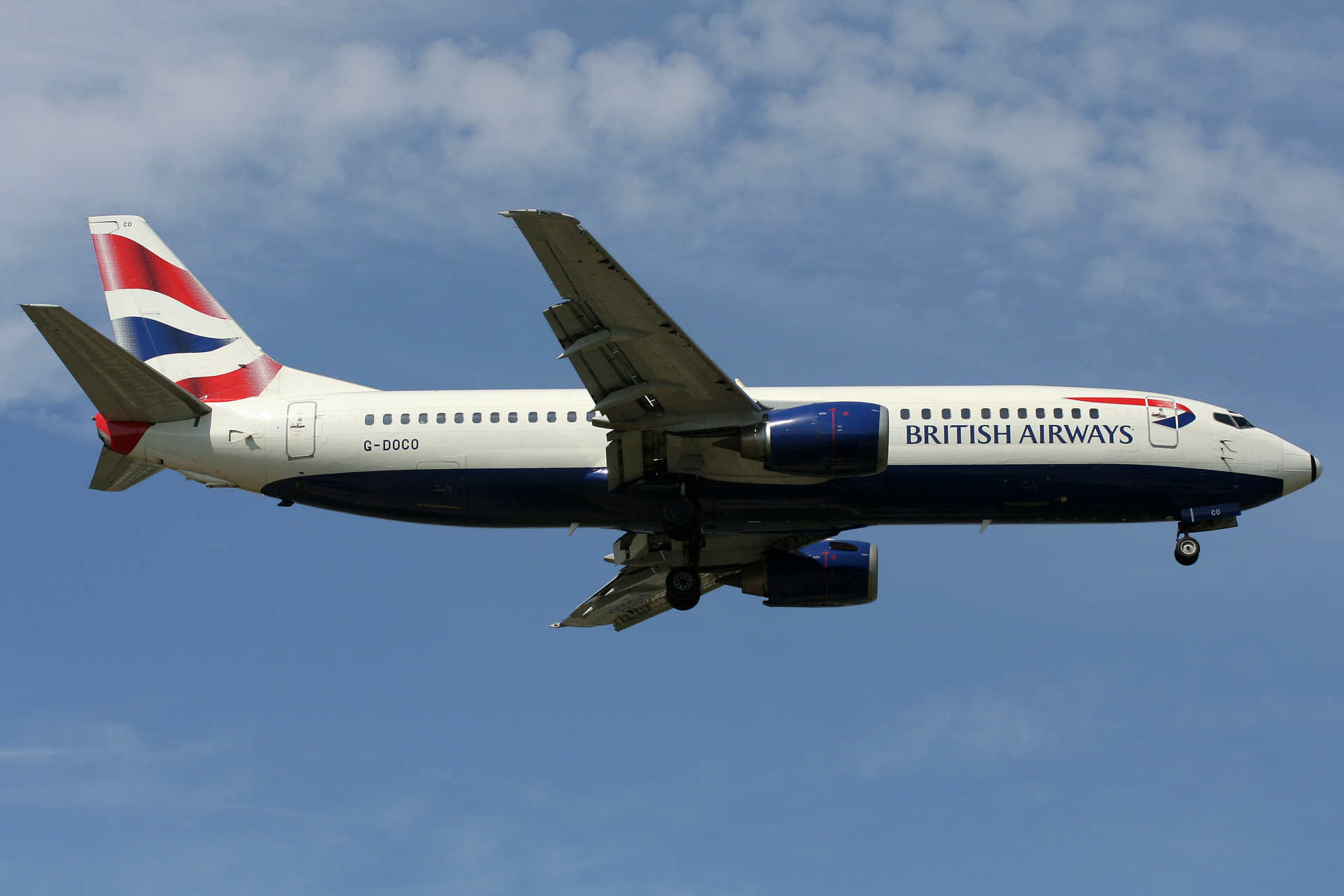 G-DOCO, British Airways (Samoloty » Spotting na EPWA » Boeing 737-400)