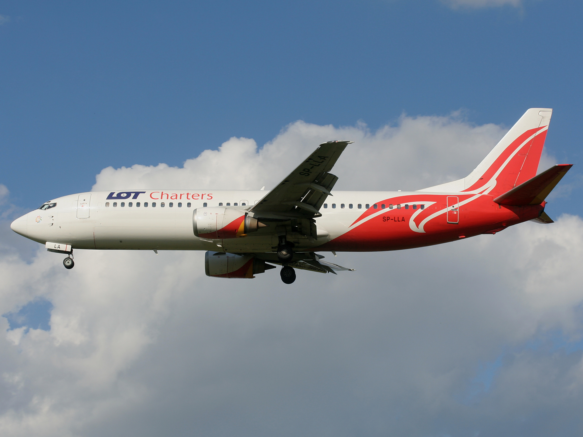 SP-LLA (Aircraft » EPWA Spotting » Boeing 737-400 » LOT Charters)