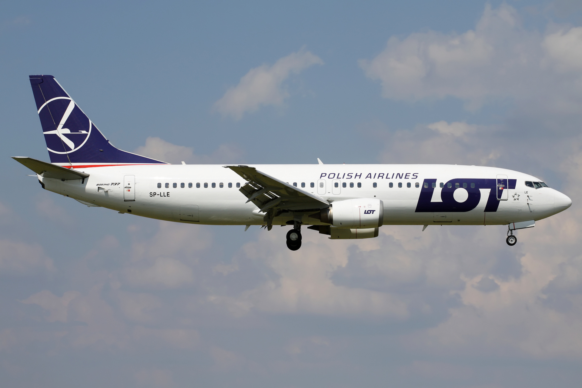 SP-LLE (Aircraft » EPWA Spotting » Boeing 737-400 » LOT Polish Airlines)