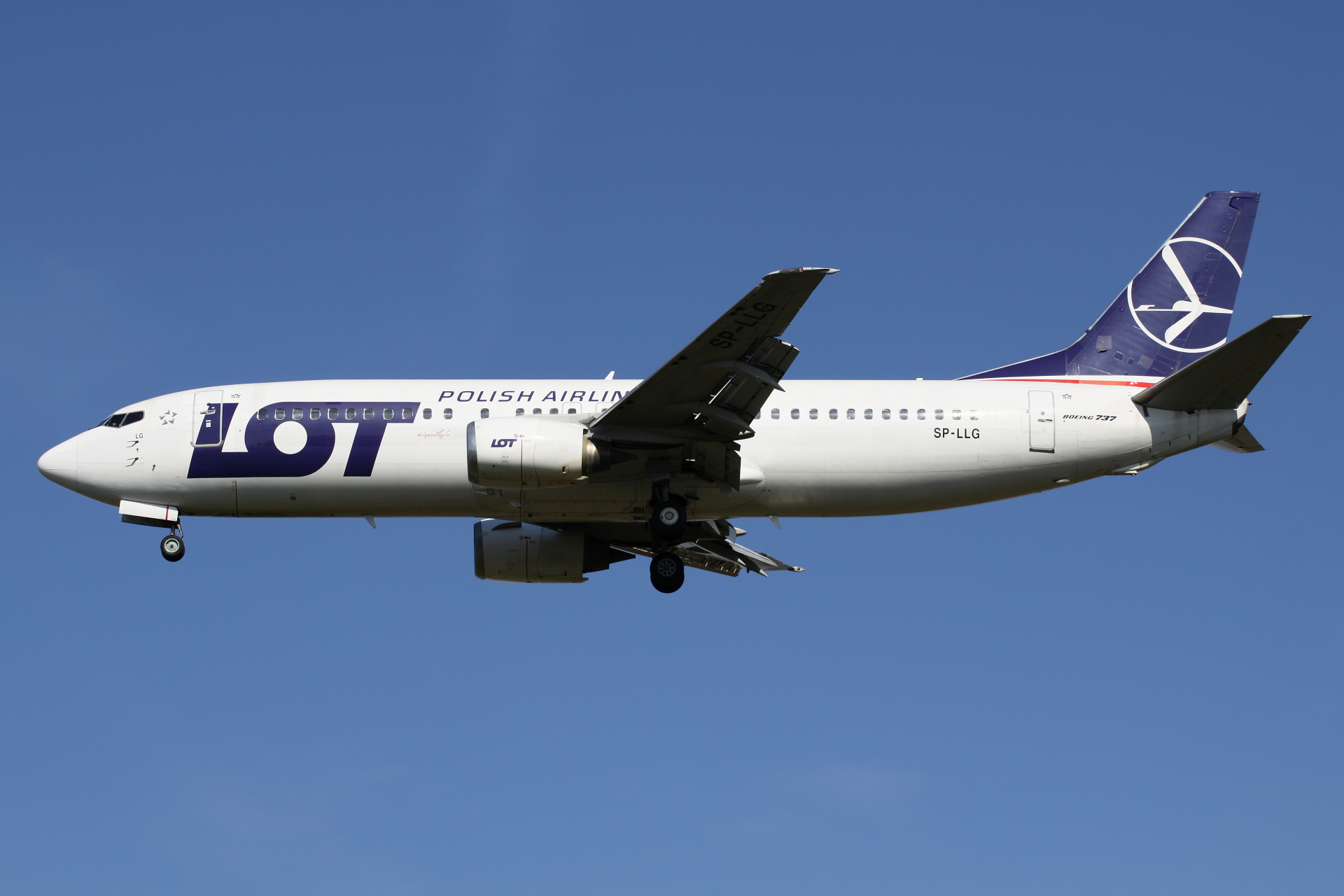 SP-LLG (Niepodległa sticker) (Aircraft » EPWA Spotting » Boeing 737-400 » LOT Polish Airlines)